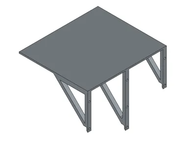 Wall shelf for Creality Space Pi 2