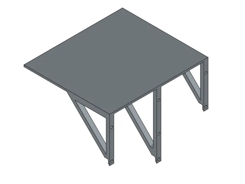 Wall shelf for Creality Space Pi 2