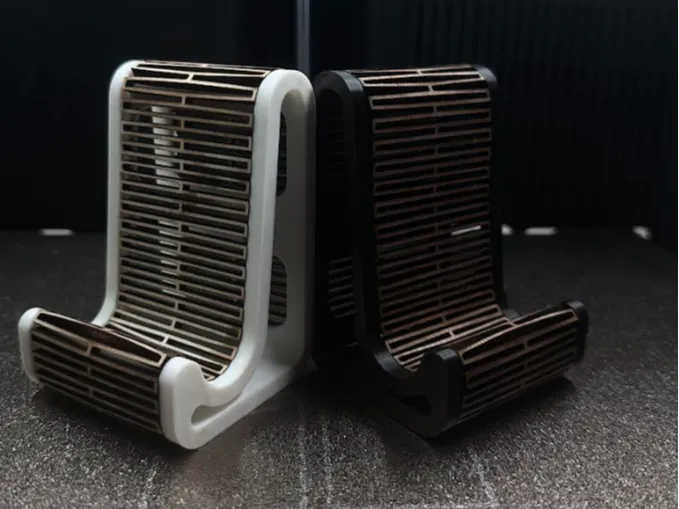 wood phone stand 