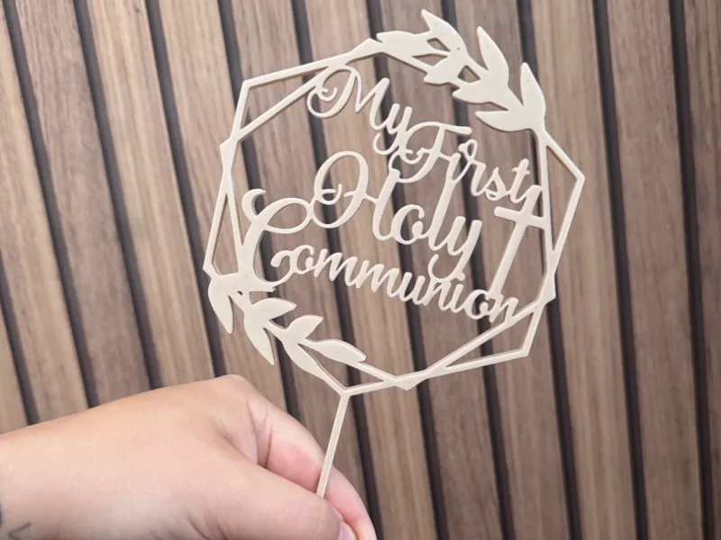 1st first holy communion cake topper