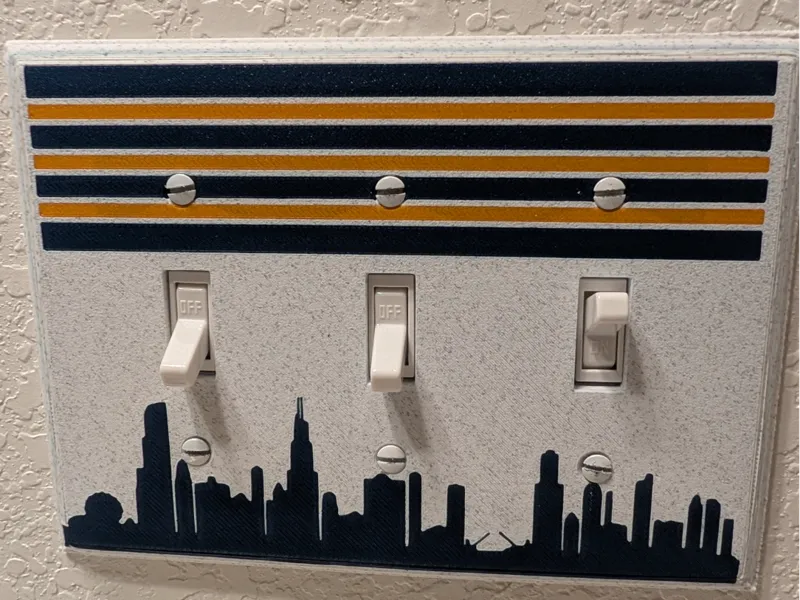Bears Light switch cover