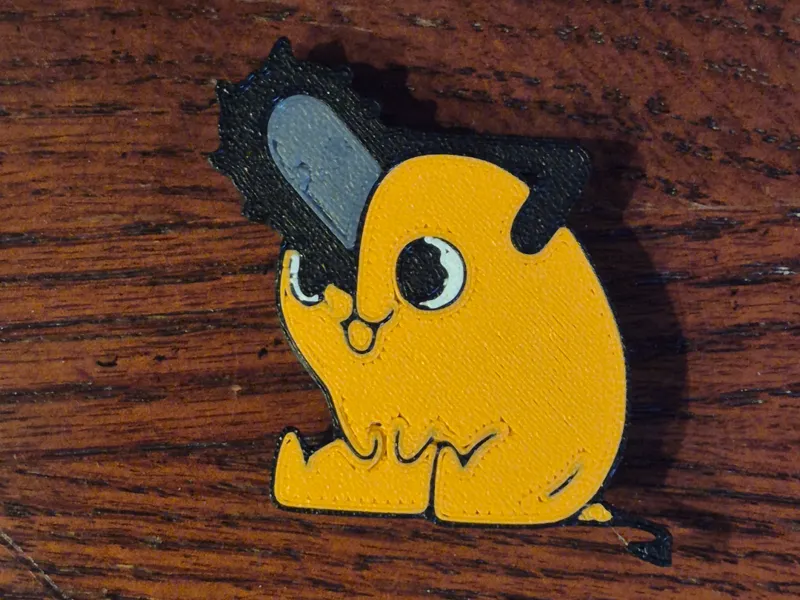 Pochita croc charm
