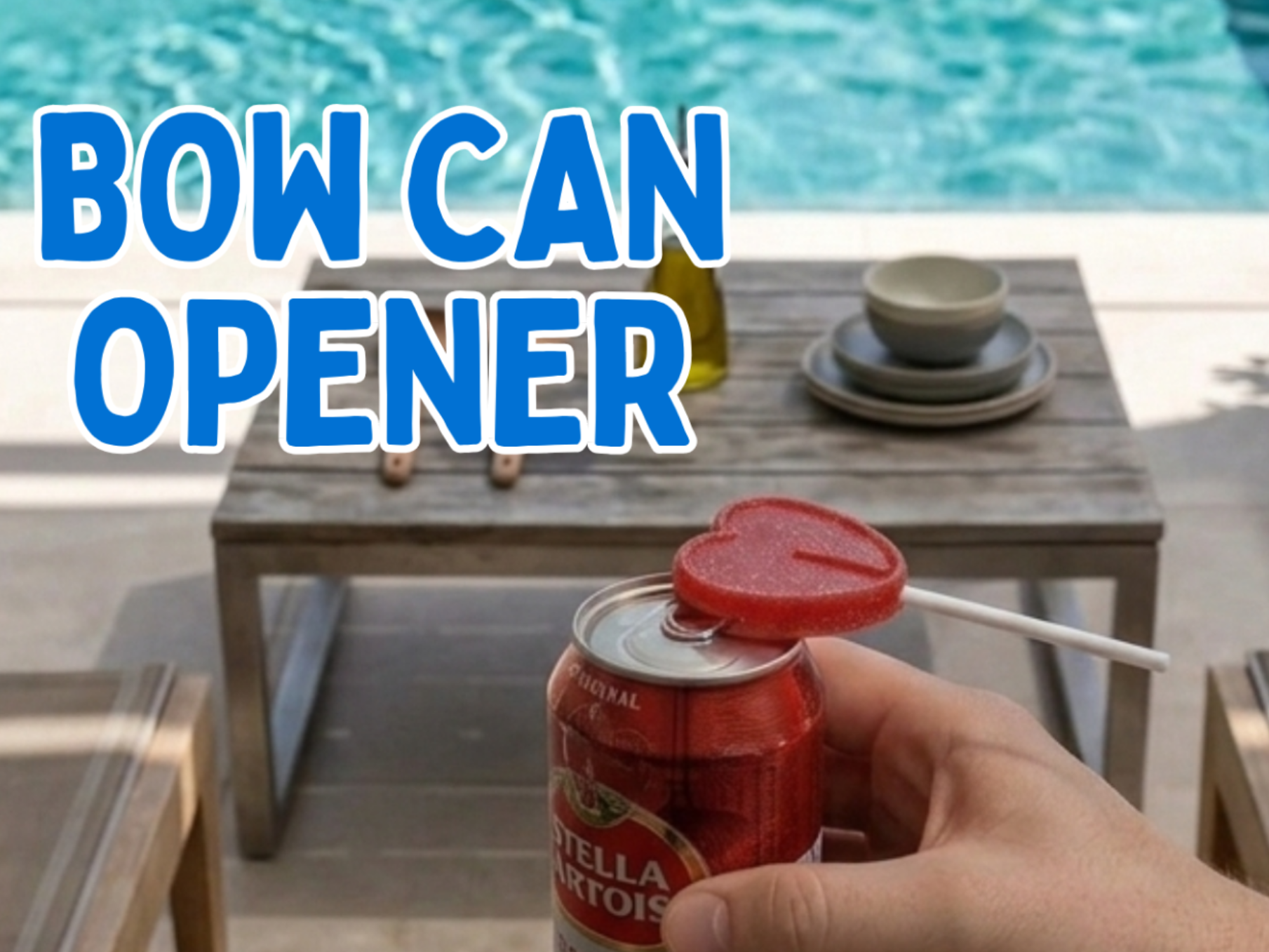 Bow can opener lollipop (NO AMS) fridge magnet