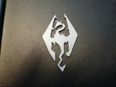 Skyrim Dragonborn Pendant 13th Anniversary Tribute