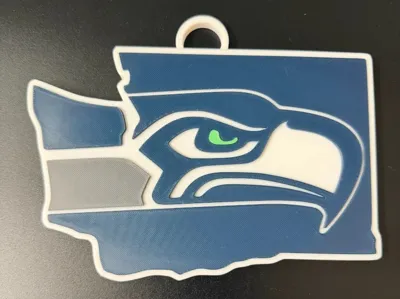 Seahawks State Logo Chain