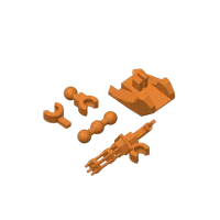 Pistolet miniature pour figurine chien — photo 3
