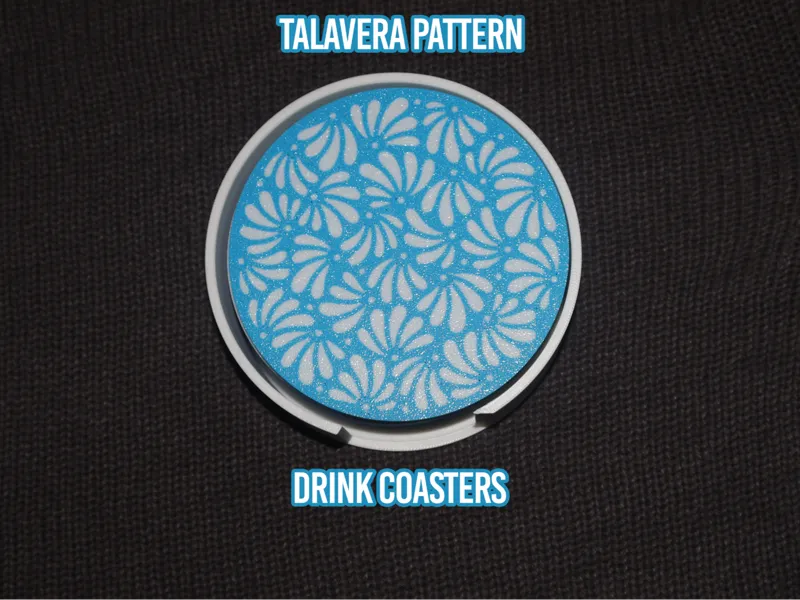 Talavera Coasters - Mexican Decor