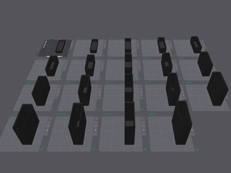 Gridfinity 1x3 Stackable Boxes