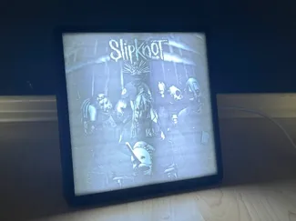 Slipknot Lithophane Picture with Frame