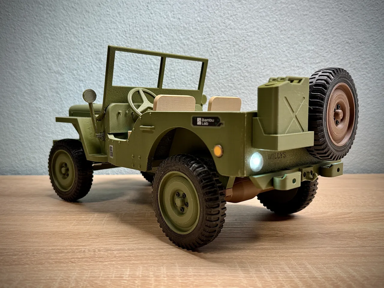 Willy´s CyberBrick RC Jeep view 4