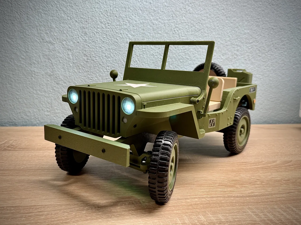 Willy´s CyberBrick RC Jeep view 3