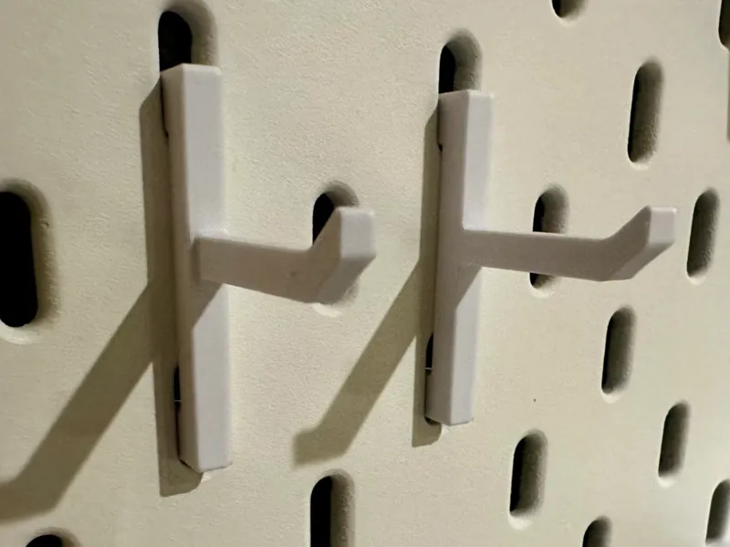 Ikea Skadis secure Hook set (15-65mm)