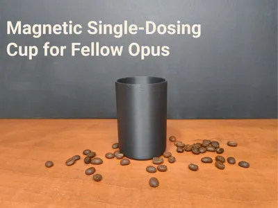 magnetic single dosing cup for fellow opus