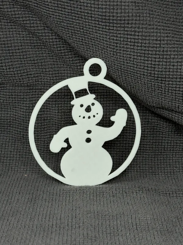 Décoration bonhomme de neige