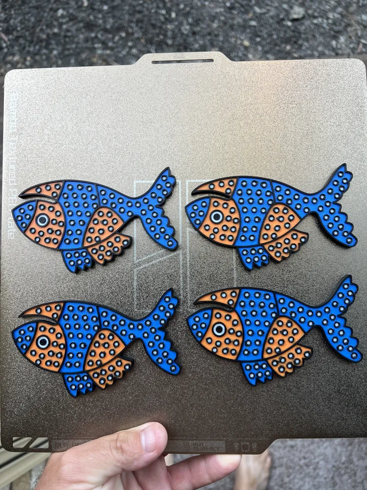 Prop Flapping Fish Upside Down Fish Tactile Story Prop - Free 3D Print Model - MakerWorld