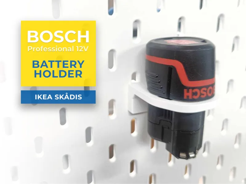 Skadis - Bosch Professional 10/12V battery holder