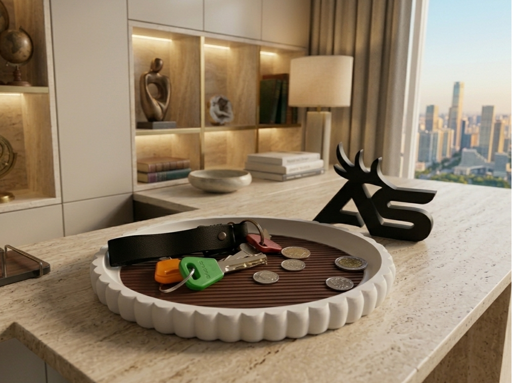 Scallop Key Catchall Tray