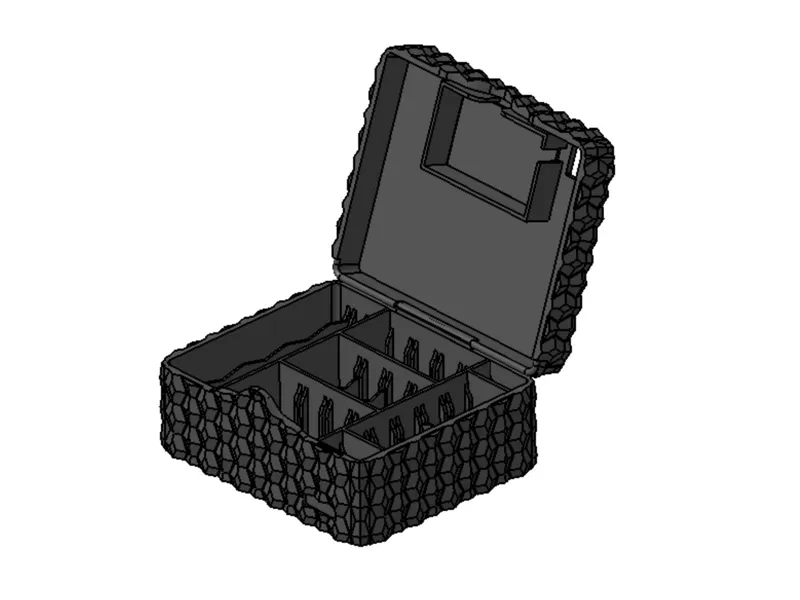 Jewerly box with fingerprint and NFC