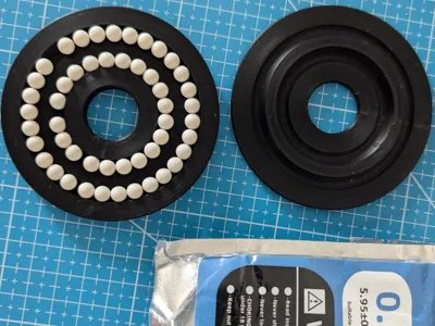 Thrust Ball Bearings with Airsoft balls