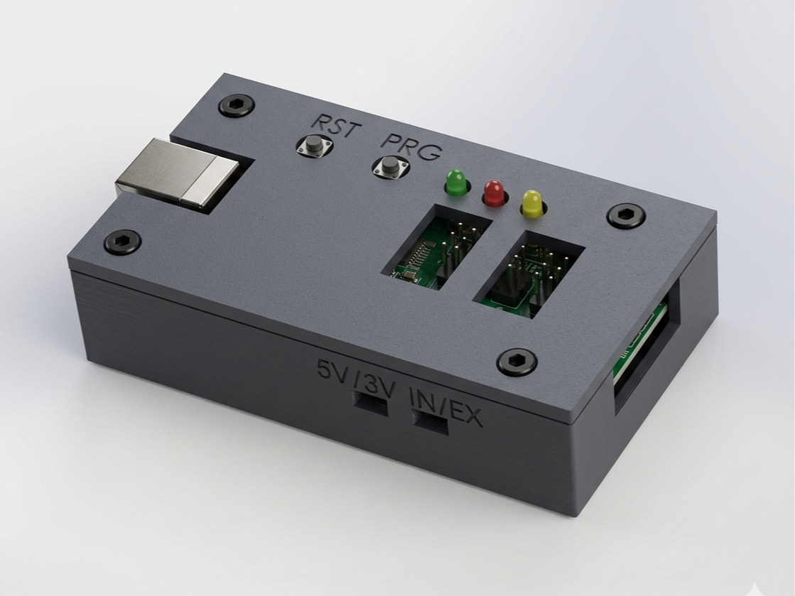 Custom Enclosure for AVR  Programmer (AVT5388)