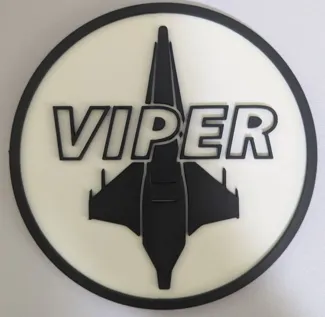 BSG Viper badge / wall art