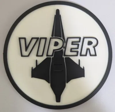 BSG Viper badge / wall art