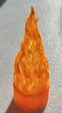 Lighted Flames for tealights