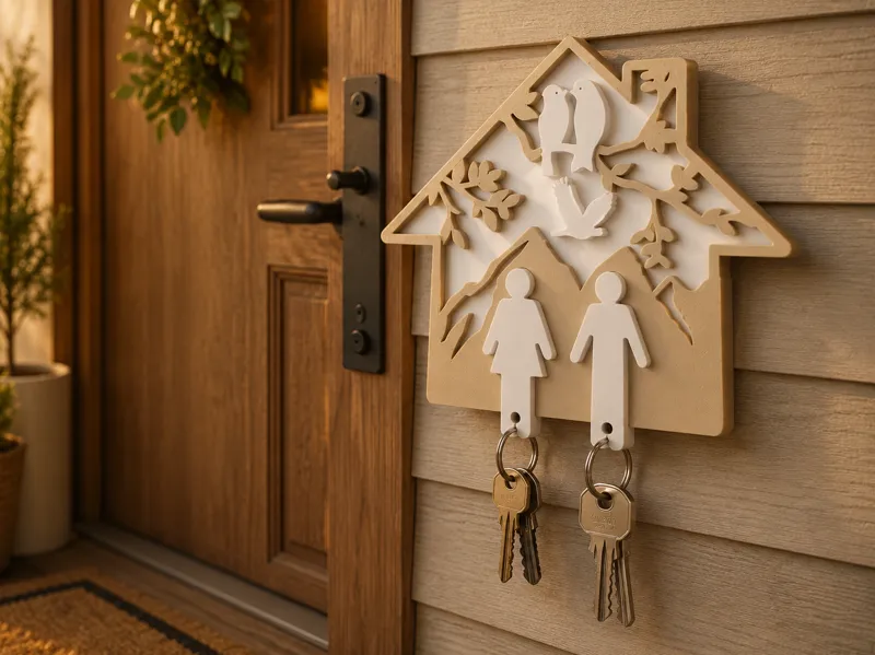 Couple Key Holder
