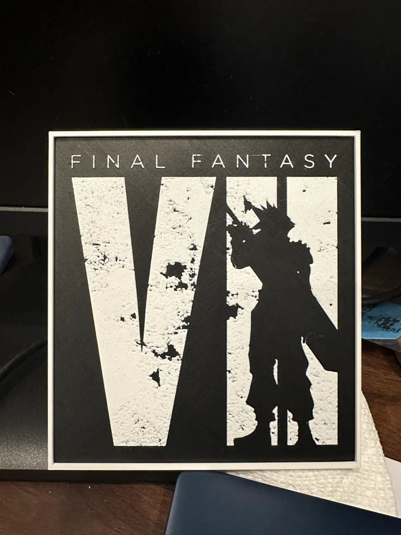 FINAL FANTASY VII PLATE - Hue Forge