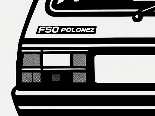 2D Wall art FSO POLONEZ
