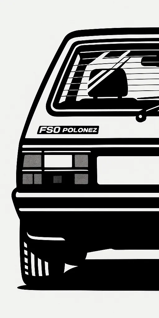 2D Wall art FSO POLONEZ by M5TK MakerWorld: Download Free 3D Models