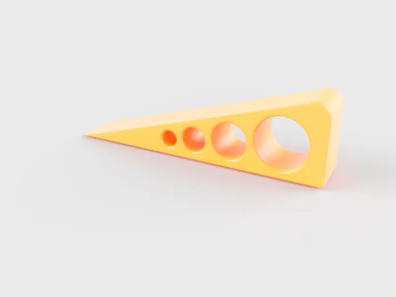 Ferma porta stabile con design alleggerito