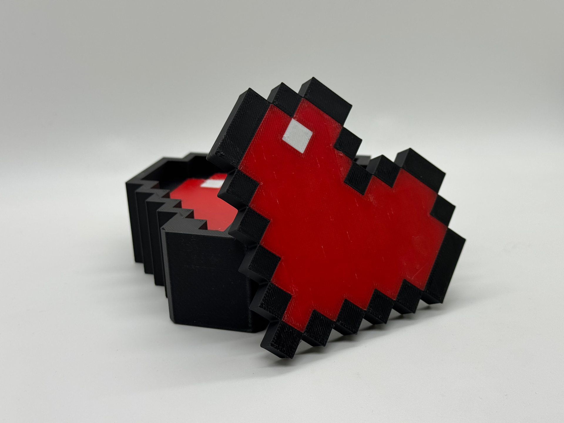 Pixel Heart Coasters!