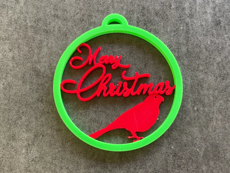 Christmas Ornament Bird