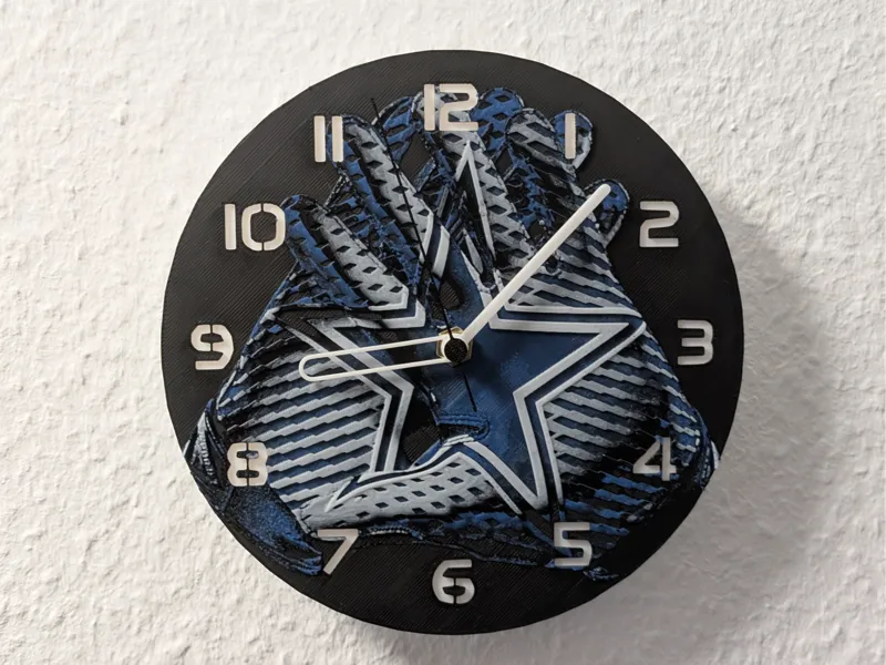 wall / desk clock Dallas Cowboys Logo