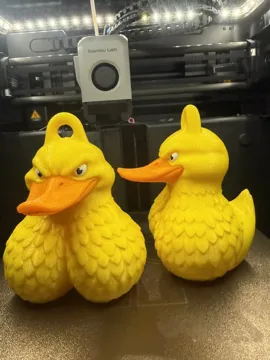 Modelo para impresión 3D: Duck NutZ — “Mallard‑mean and ready to quack back" — vista de referencia 3