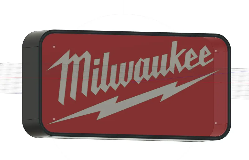 3DPrintBox - Milwaukee Light Box Lamp