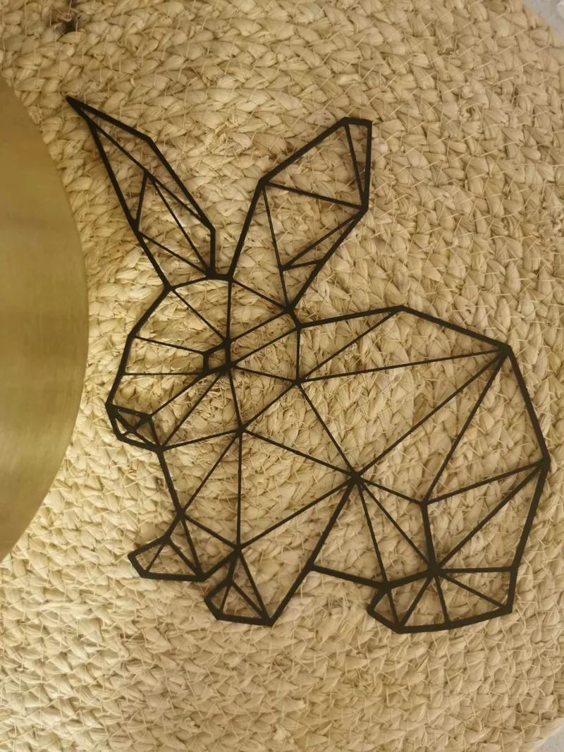 Easter Rabbit/Bunny polygon wall decoration