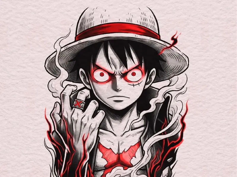 Hueforge Luffy