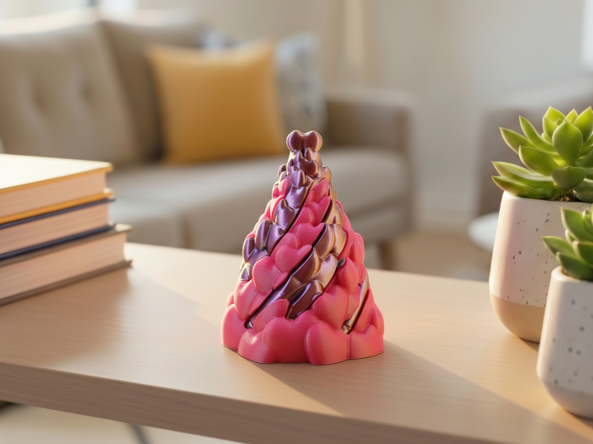 Impossible Passthrough Valentine's Heart Cone