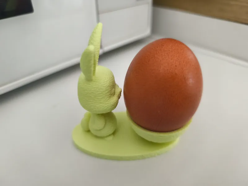 Easter rabbit with an egg holder