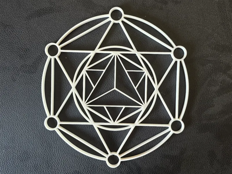 Physical Rejuvenation Grid Crystal Holder