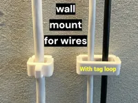Wall mount for wires