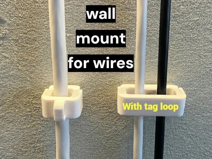 Wall mount for wires