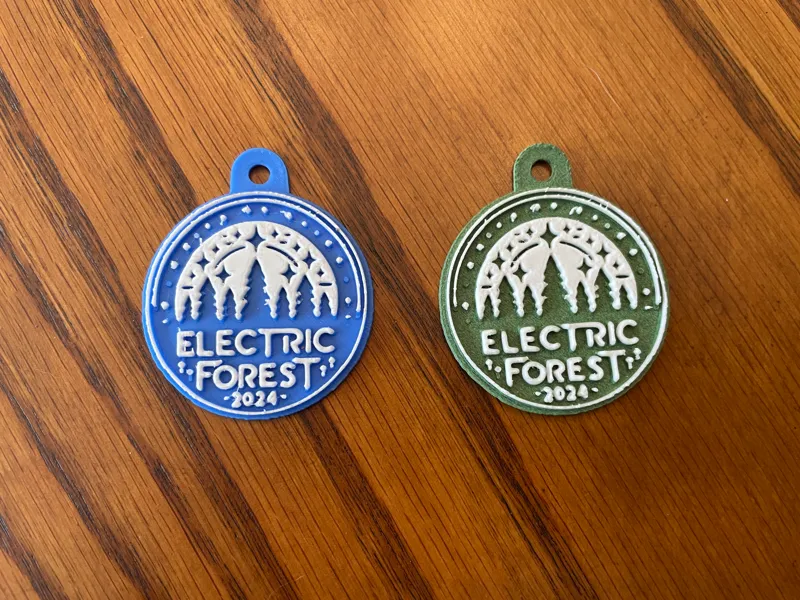 Electric Forest 2024 Keychain (2Color)