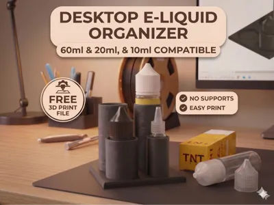 E-Liquid Organizer 2.0 – Clean Your Vape Station!