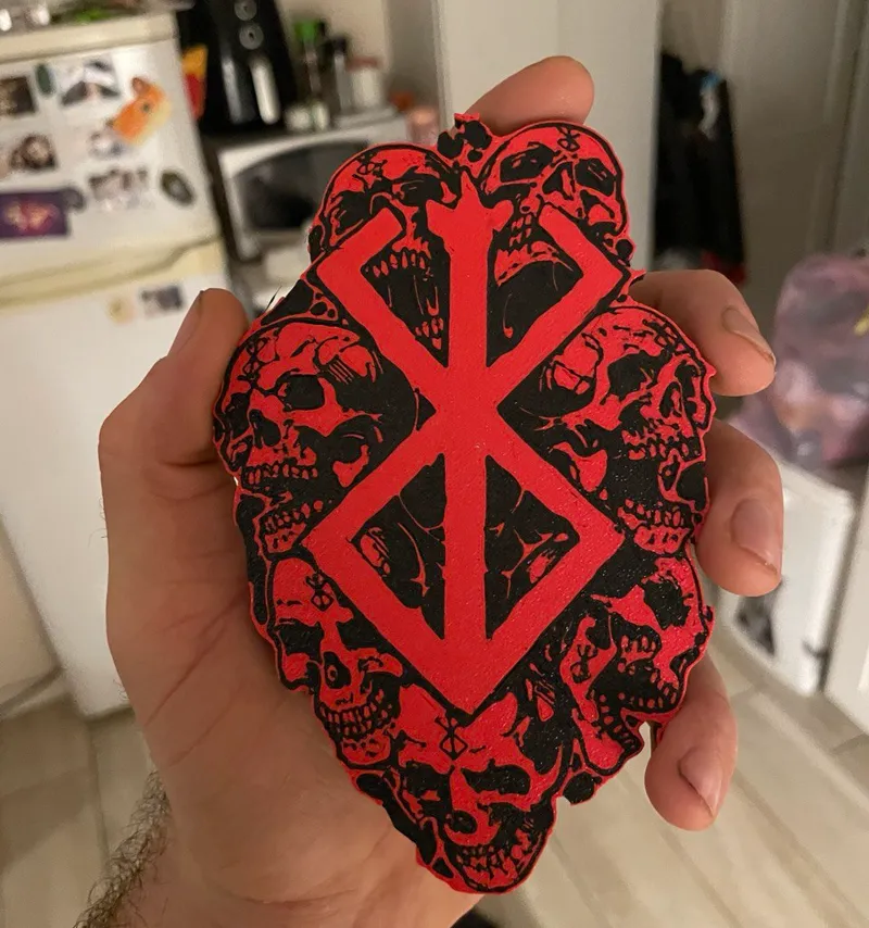 Berserk Magnet skulls