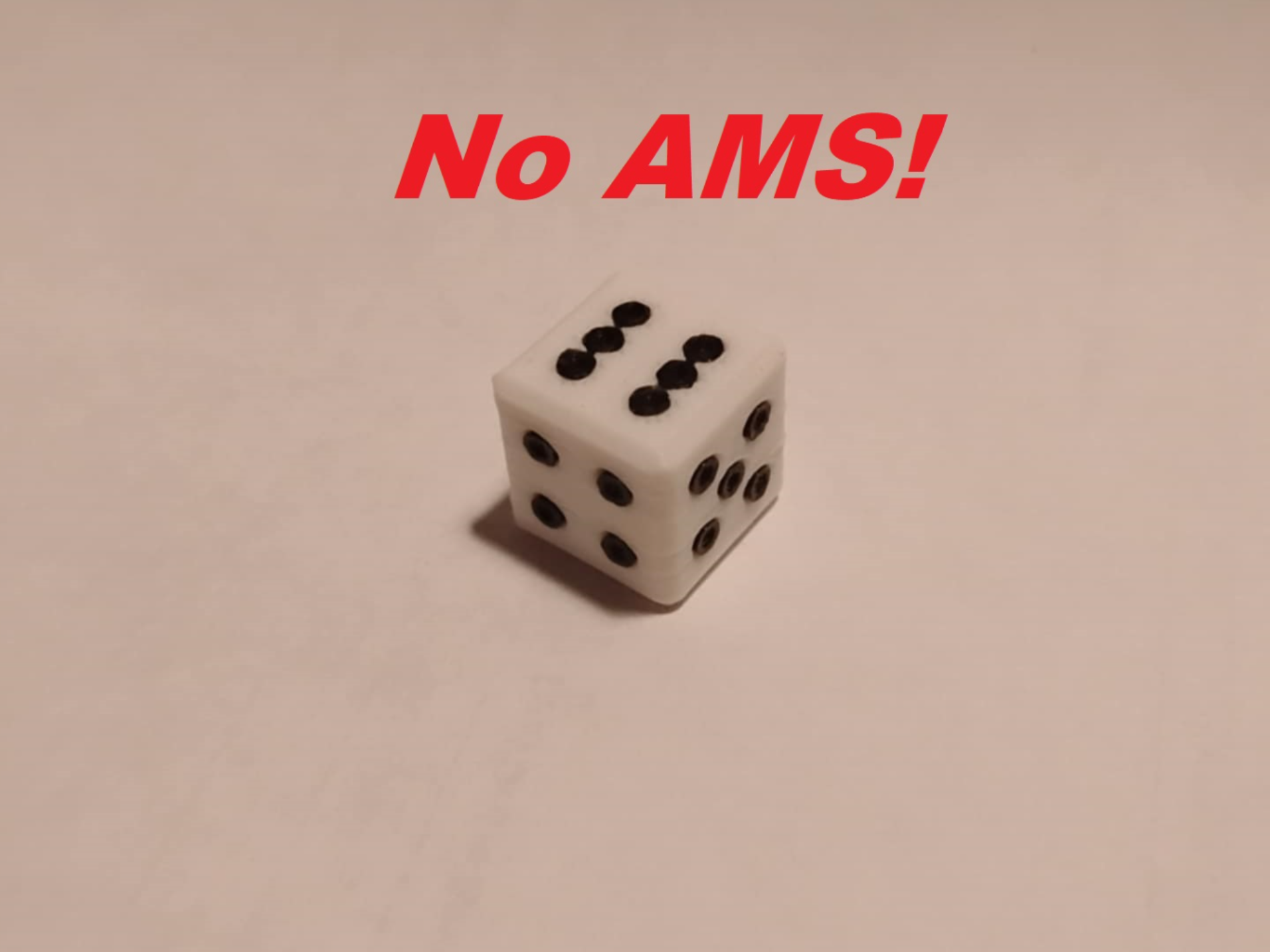 6 sided die 2 multicolor (No AMS!)