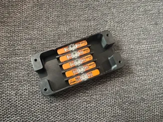 Durchgangs-Klemmbox für WAGO 221 – für 5×2,5 mm² 