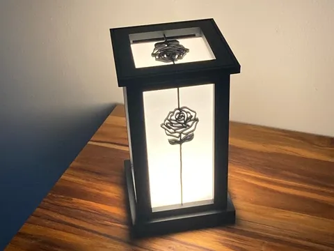 Rose Puck Lamp